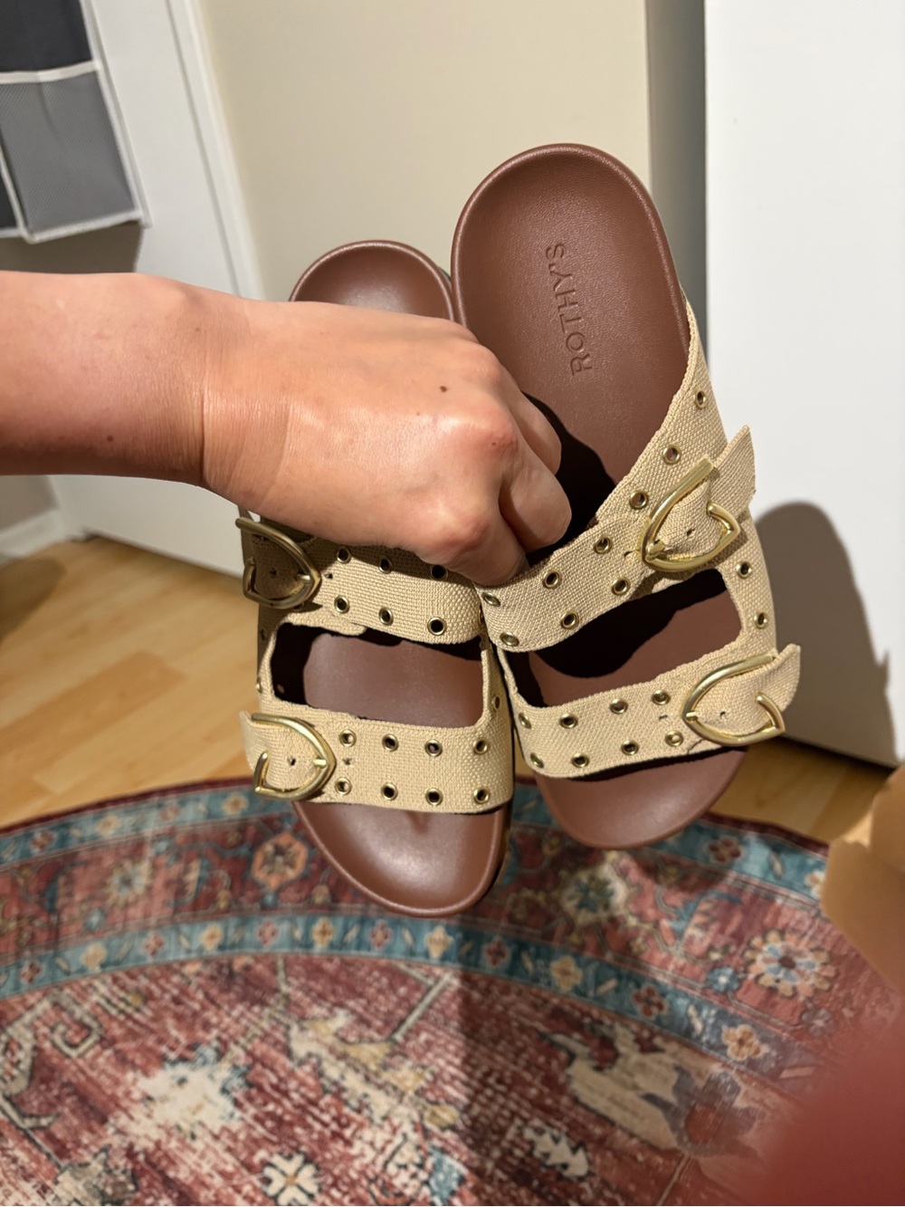 NEVER WORN Rothy’s Buckle Slides - Picture 4 of 11